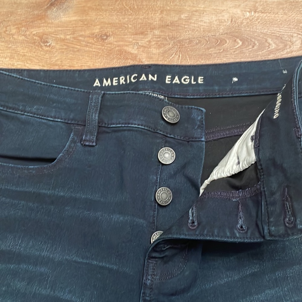 American Eagle Outfitters Black Women Jeans - Picture 2 of 5